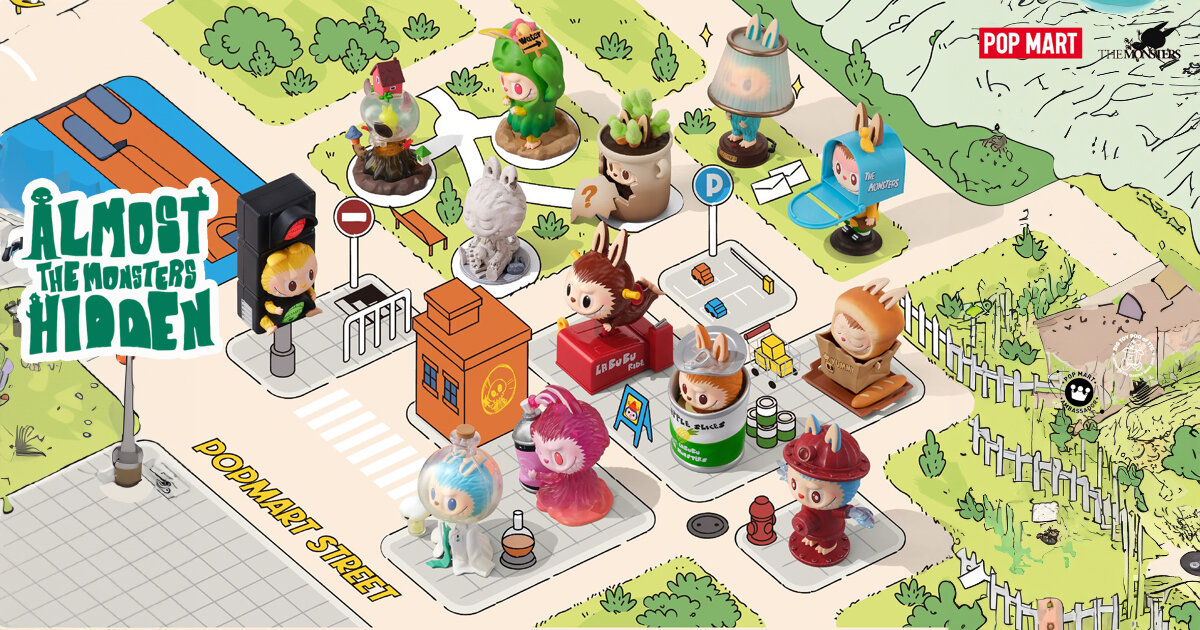 POP MART x Kasing Lung Presents The MONSTERS Almost Hidden Blind