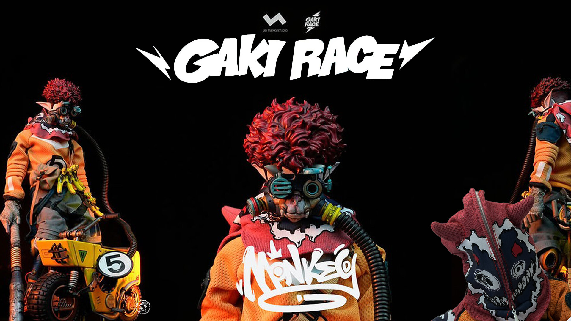 JTスタジオ GAKI RACE MONKEY 1/6フィギュア10周年記念版 Gakirace