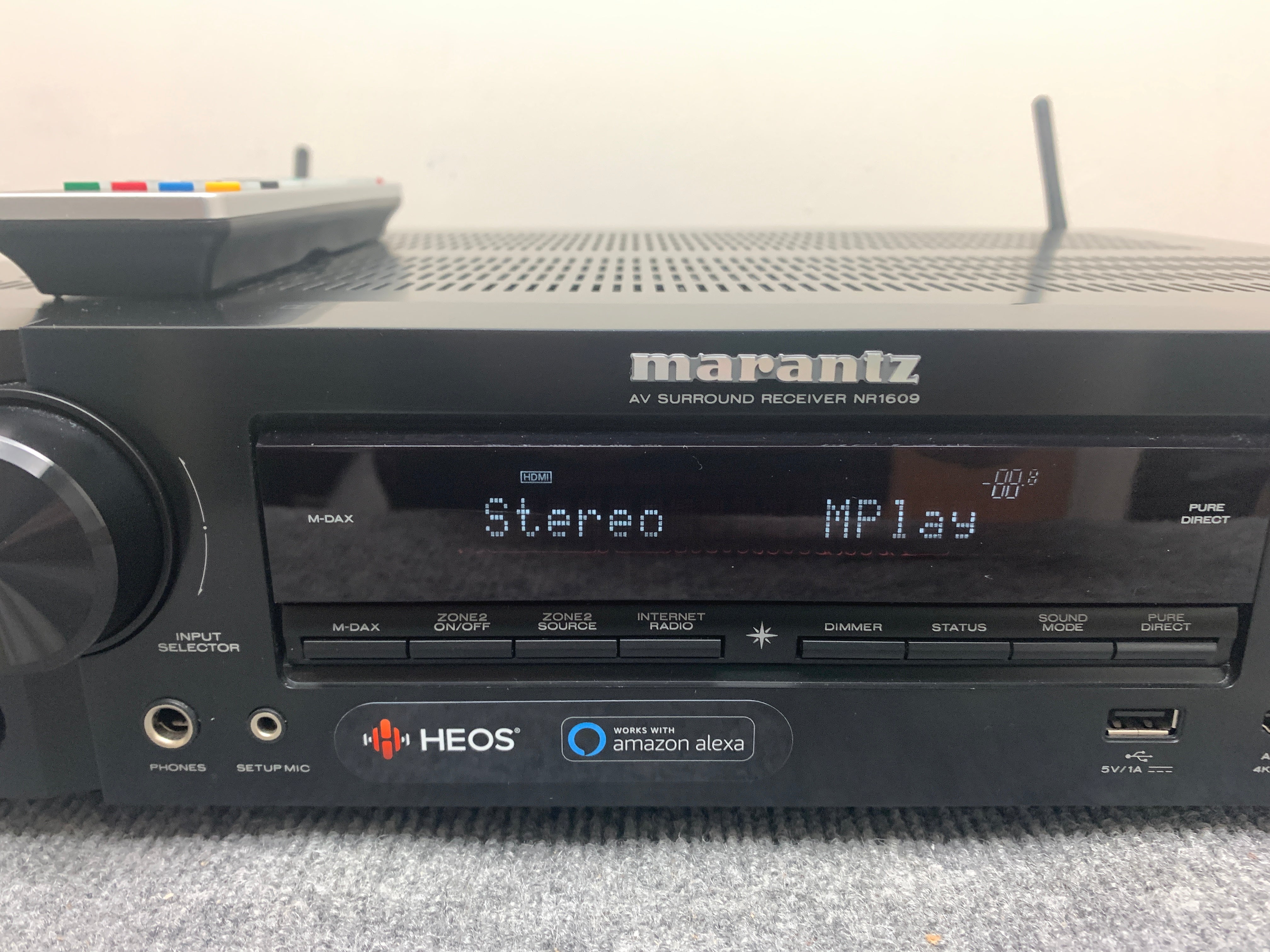 Marantz NR1609 * 7.2 Stereo Receiver * Remote – The Turntable Store