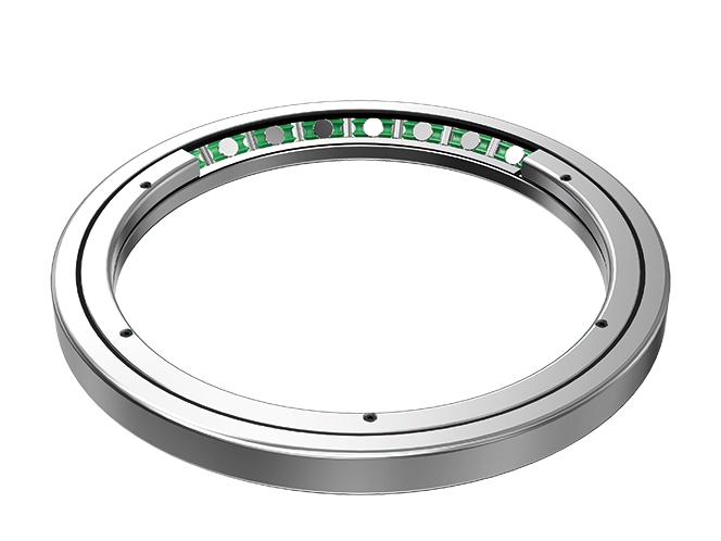 内輪分割形外輪回転用 RE形/REV形｜クロスローラーリング／複列リング