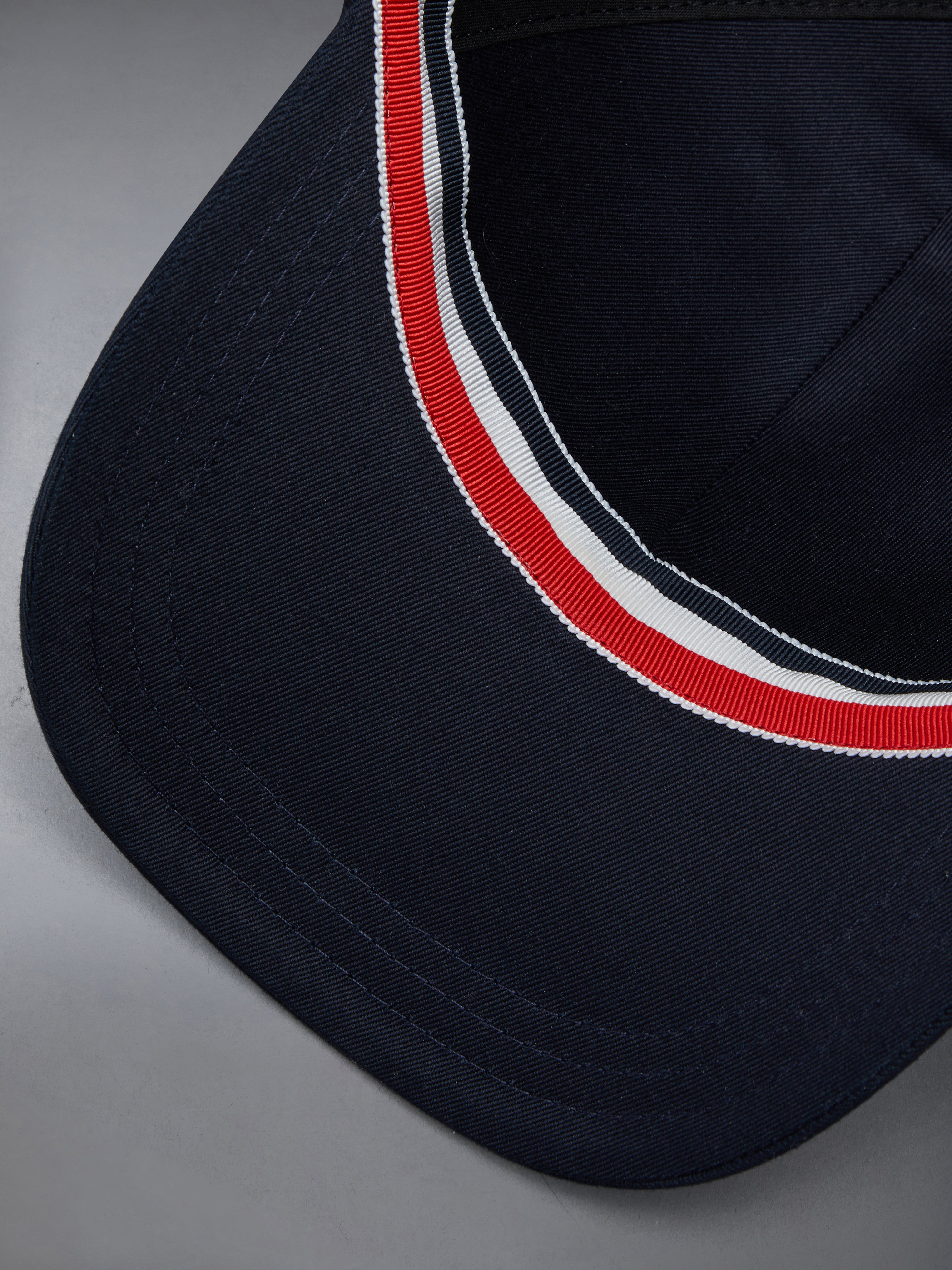 Twill Classic 6 Panel Baseball Cap | Thom Browne