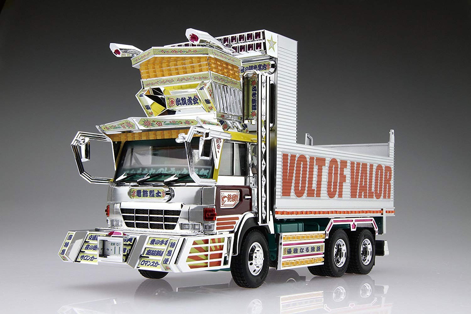 未組立 アオシマ 1/32 嵐鬼龍 バスロケット 大型デコトラシリーズ No.3