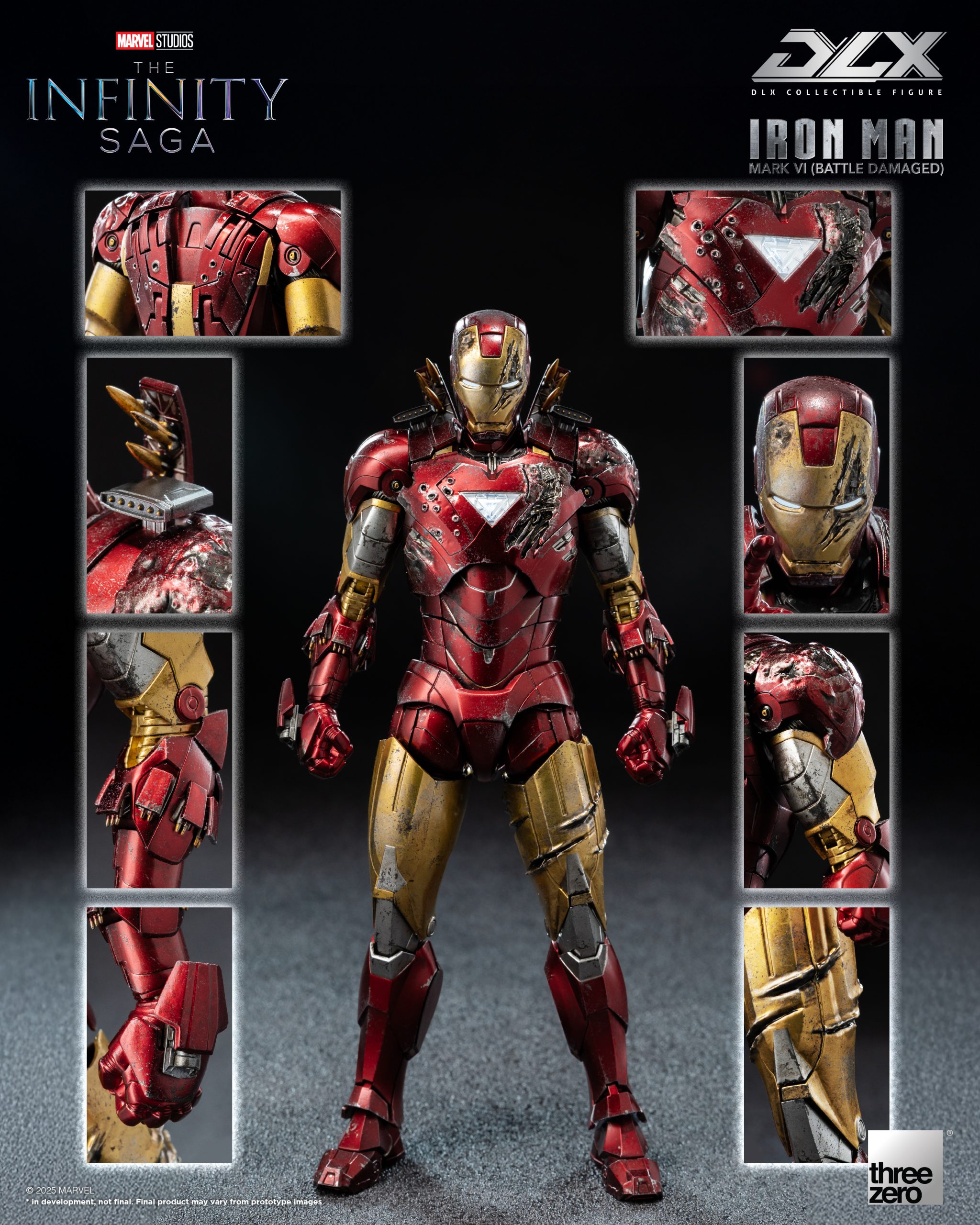 Marvel Studios: The Infinity SagaDLX Iron Man Mark 6 (Battle