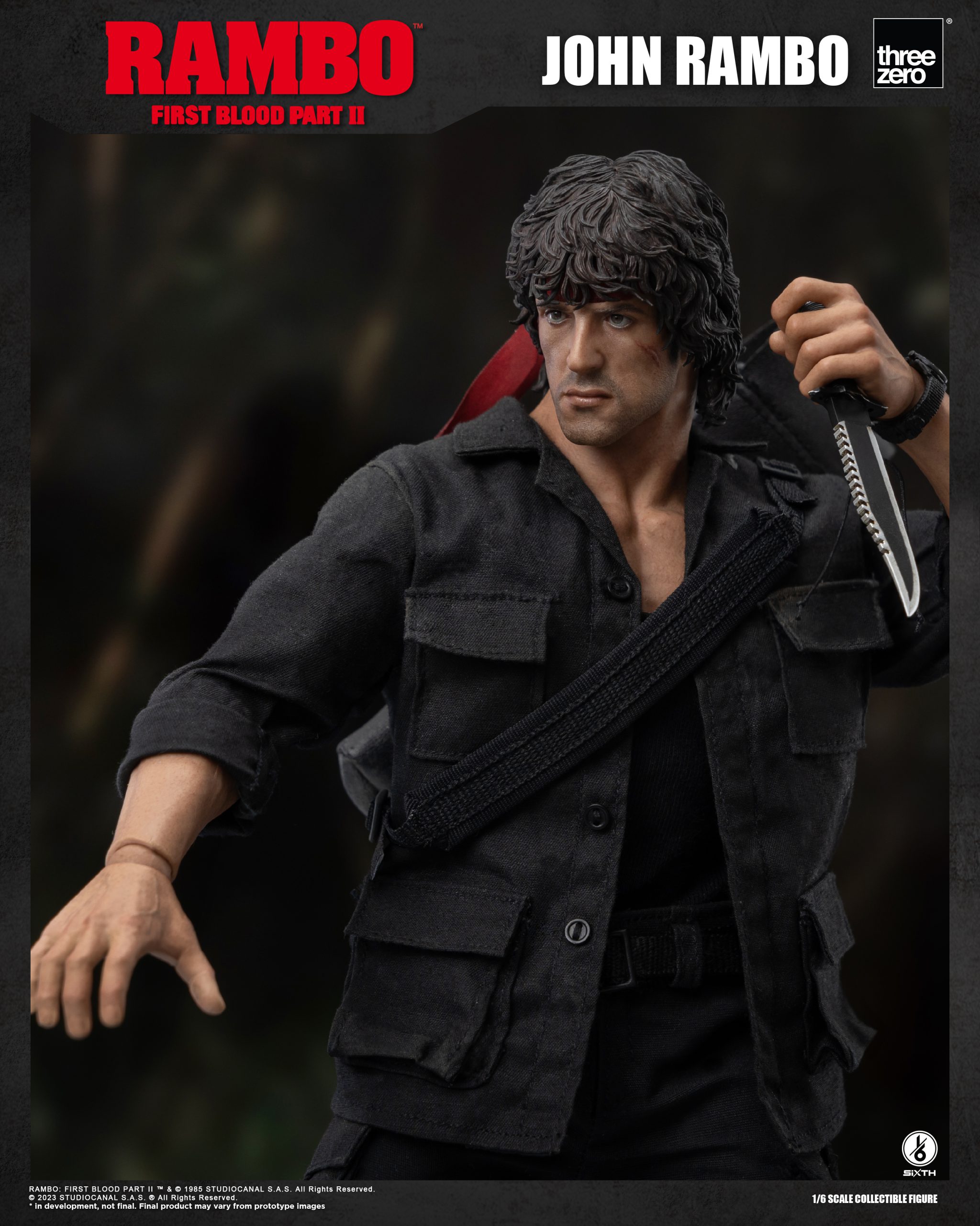 Rambo: First Blood Part II1/6 John Rambo – threezero store