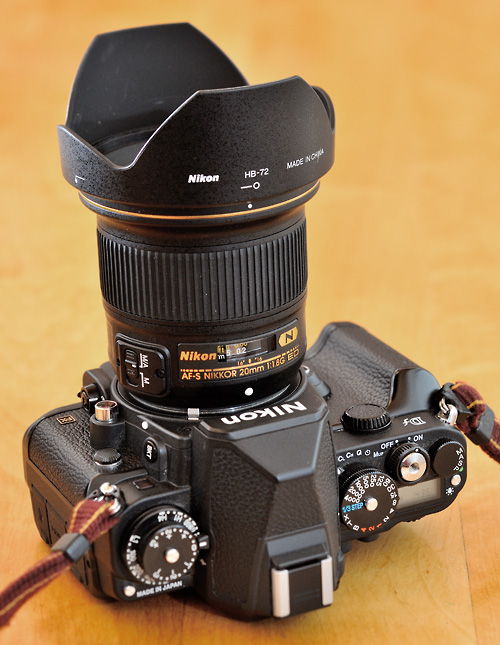 through the Nikon F-Mount - Nikon AF-S Nikkor 20mm f/1.8G review