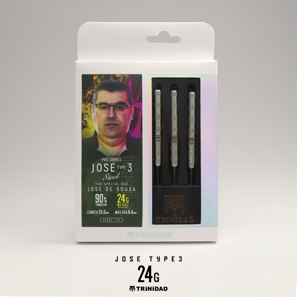 ダーツ バレル TRiNiDAD PRO JOSE3 24g STEEL トリニダード プロ ホセ3