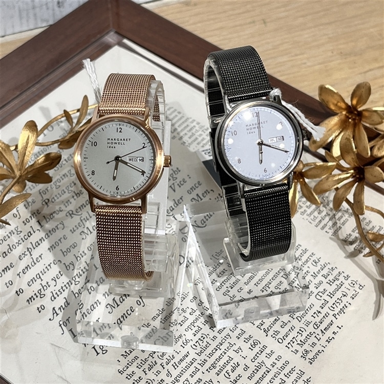 MARGARET HOWELL ゴールド メッシュベルト 時計 MARGARET HOWELL idea