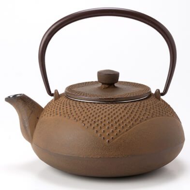 南部及精鋳造所(鳳文堂)造 あられ 南部鉄瓶 南部及精鋳造