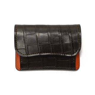 ワイルドスワンズ クロコダイル クリッパー3 キーケース 新品 ブラック