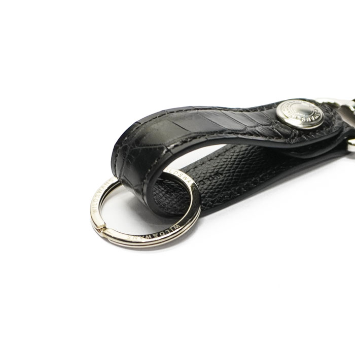 WILDSWANS キーホルダー チョコ レザー ブランチ2 キーケース クロコ