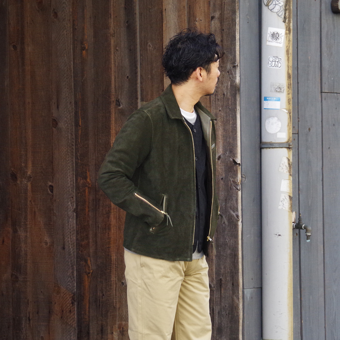 Y'2 LEATHER（ワイツーレザー）STEER SUEDE SINGLE RIDERS（ステア