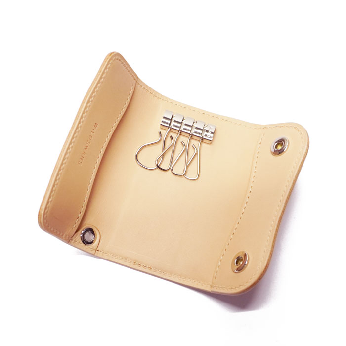 ワイルドスワンズ クリッパー3 キーケース キャメル 新品未使用 WILD