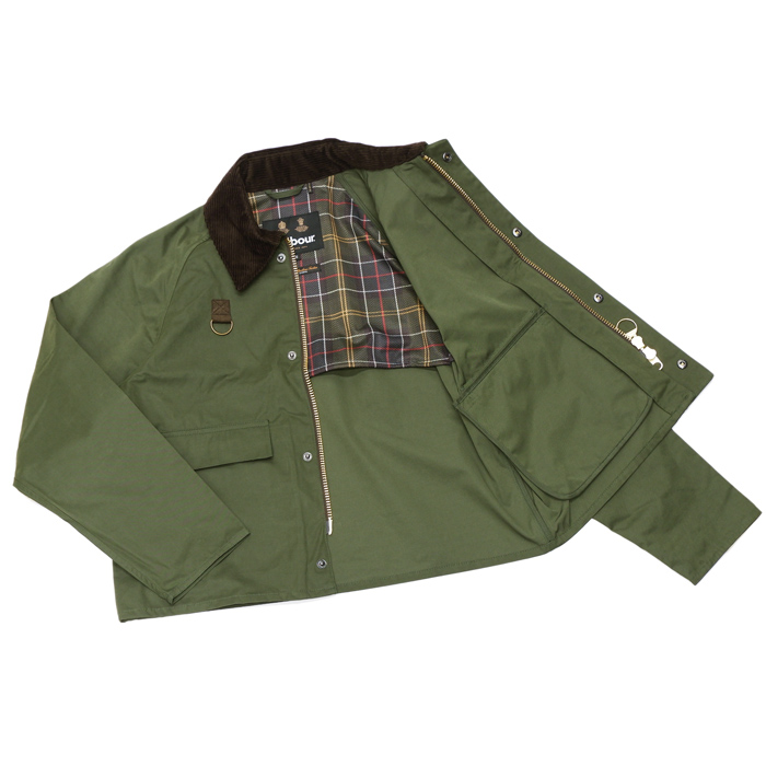 Barbour SPEY(スペイ) WAX JACKET セージグリーン L Barbour バブアー