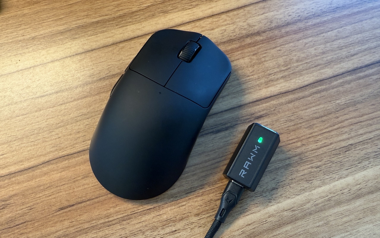 RAWM ES21 PRO』レビュー、PAW3950センサー搭載、8Kポーリングレート