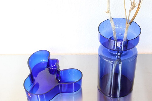 Nuutajärvi Kaj Franck フラワーベース オブジェ 傷有 Nuutajärvi Kaj