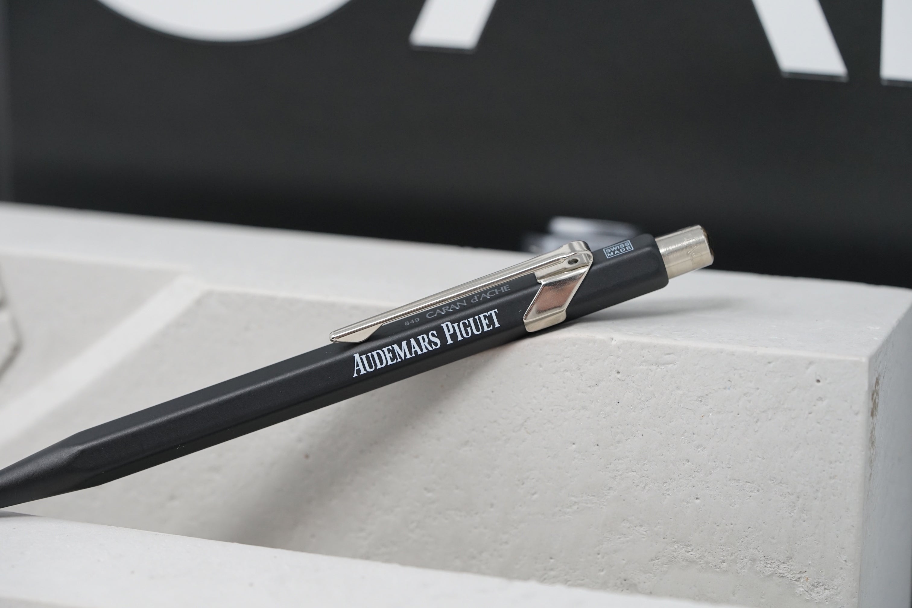 TIME TRADERS | Audemars Piguet Black Ballpoint Pen by Caran D'Ache