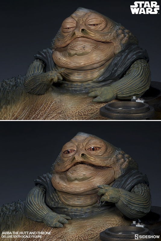 Jabba the Hutt and Throne Deluxe - Star Wars - Sideshow 1/6 Scale