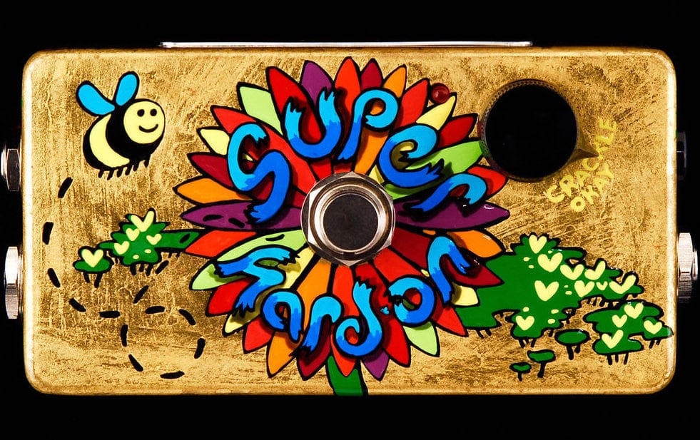 Z.VEX SUPER HARD ON ハンドペイント エレハモ ブースター Z.VEX SUPER