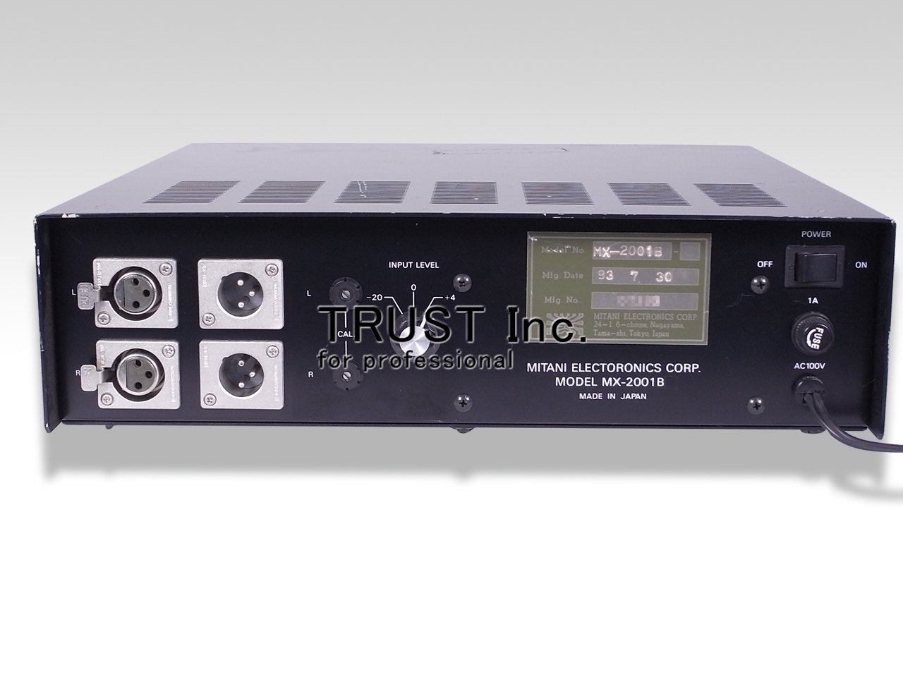 ☆MITANI 業務用オーディオレベルメーターMX-2001BE Yahoo