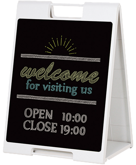 黒板／ブラックボード】スタンドプレート（チョーク用） SP-718