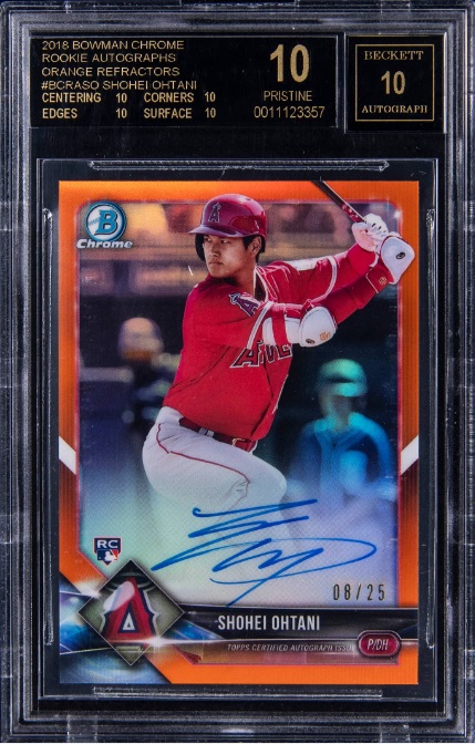 世界で1枚】大谷翔平2019TOPPS ルーキーカード PSA8NM-MT 世界で1枚】大谷