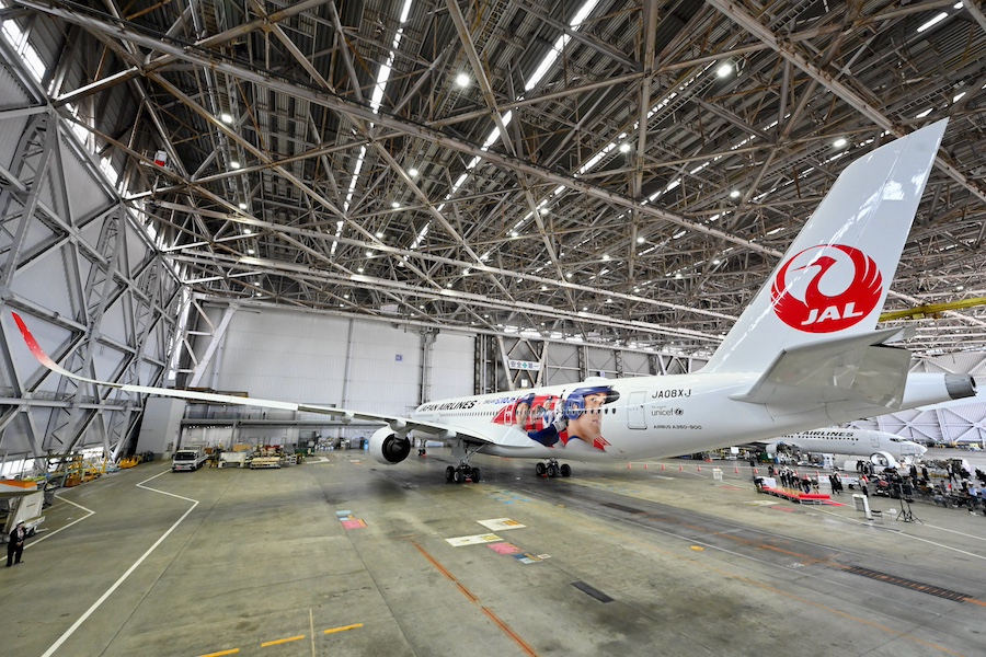 JAL Launches A350 'DREAM SHO JET' - Maiden Flight Heads to Shohei