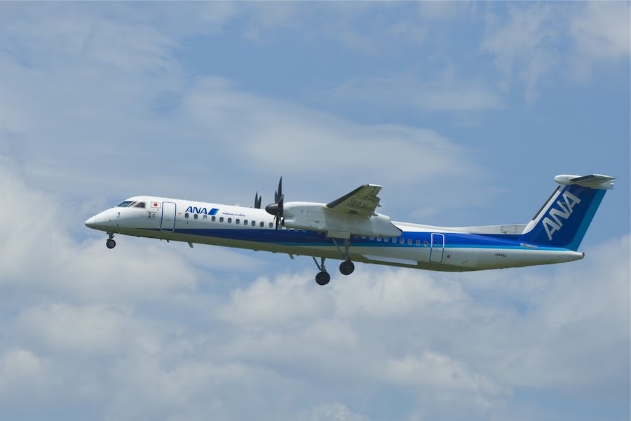 ANA、ボンバルディアDHC8-Q400型機を2026年度以降に退役へ - TRAICY