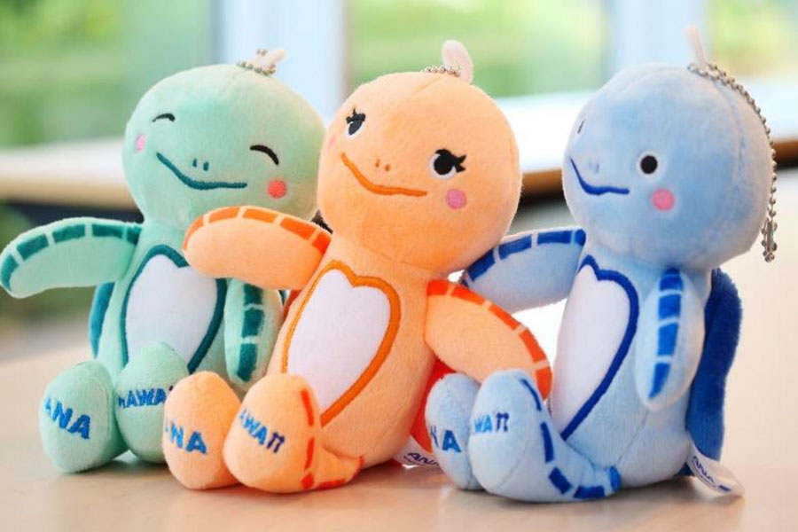 ANAフライングホヌ・ぬいぐるみ3点セット ANA公式 フライングホヌ HONU
