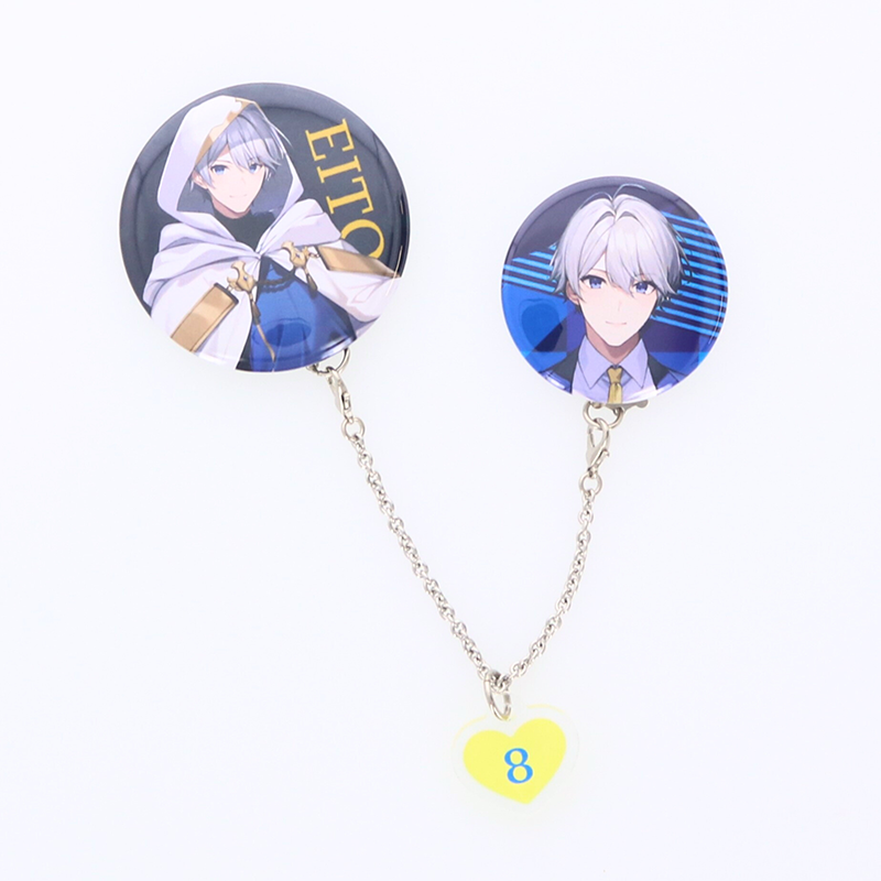 チャーム付き缶バッジ｜推し活・推しビジネスに最適なオリジナルグッズ