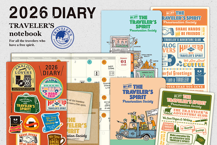 TRAVELER'S notebook 2026 DIARY | TRAVELER'S COMPANY