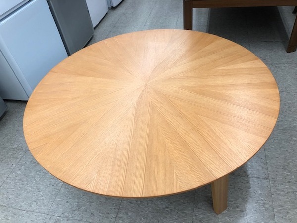 ニトリ 円形 こたつテーブル