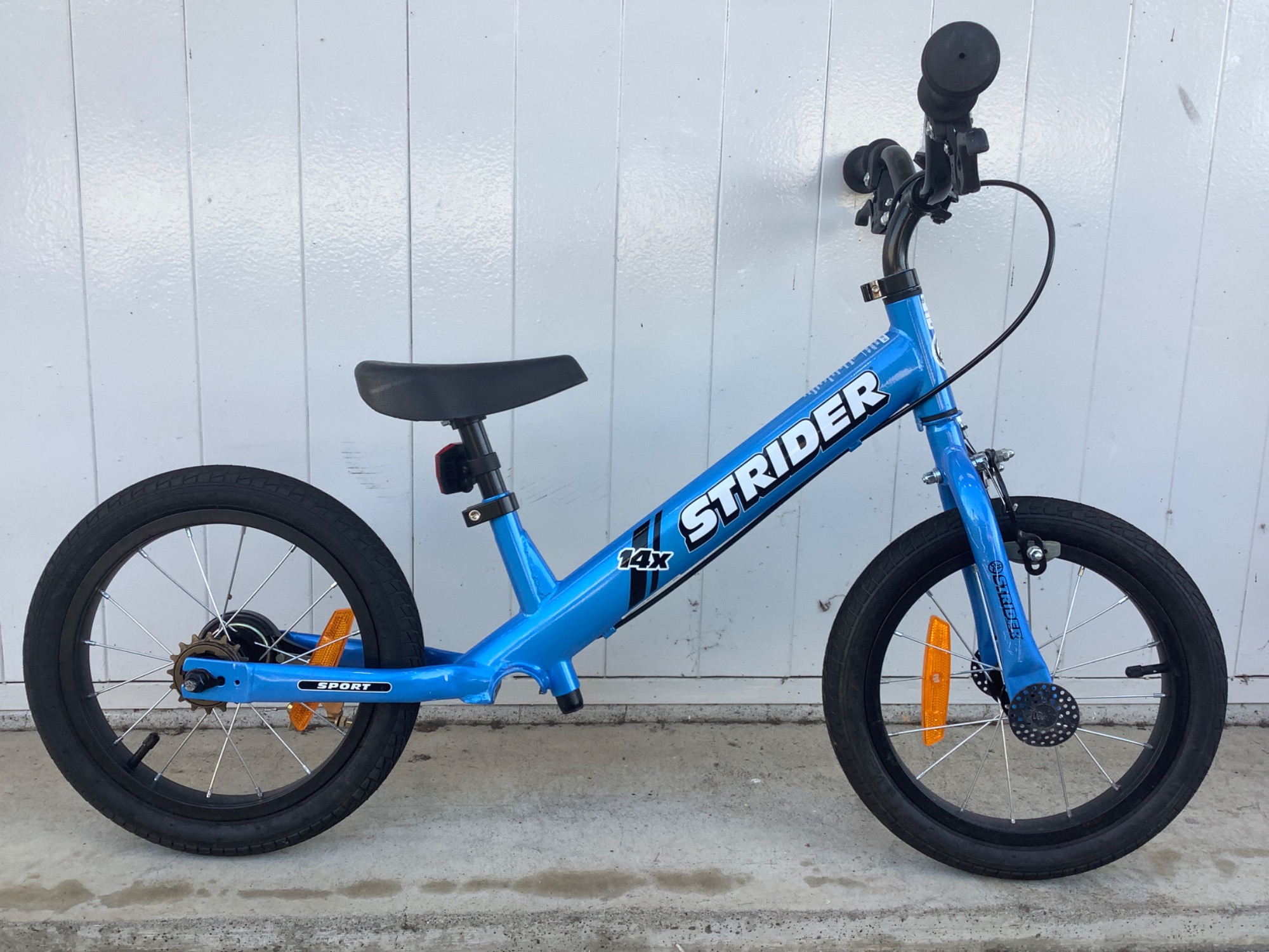 送料込 ストライダー14X 水色 STRIDER 14インチ キッズバイク 青