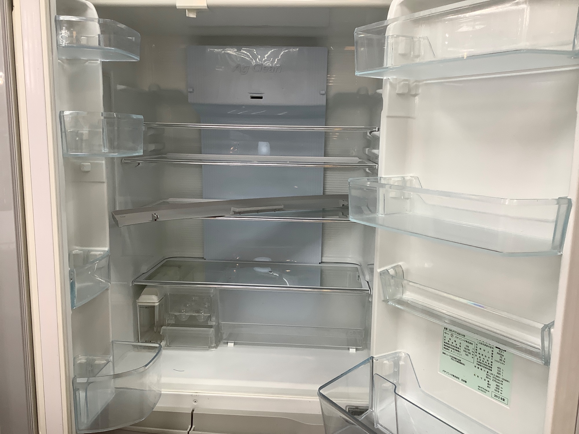 Panasonic/パナソニック 6ドア冷蔵庫 455L NR-FT46A-H 2014年製