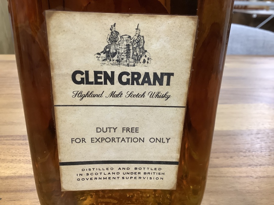 1970年代流通！GLEN GRANT（グレングラント）10年 750mlが買取入荷致し