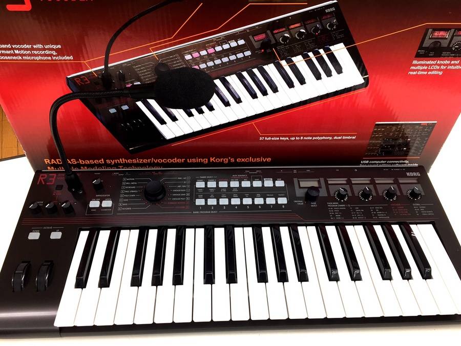 希少】【現在製造中止】KORG R3 シンセサイザー キーボード 希少