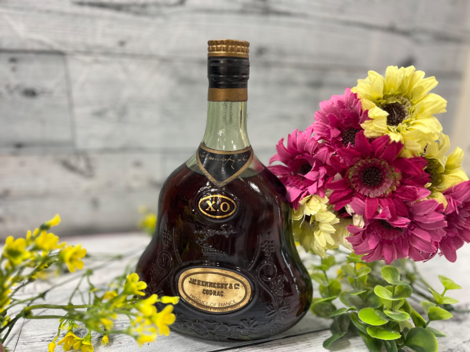 Hennessy ヘネシーX.O 金キャップ グリーンボトル 700ml 古酒 【公式通販】