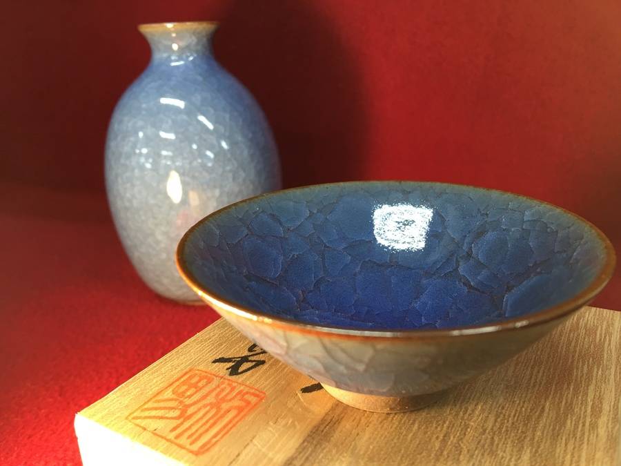 古川利男 作 お猪口・徳利をそれぞれ入荷致しました。【トレファク上