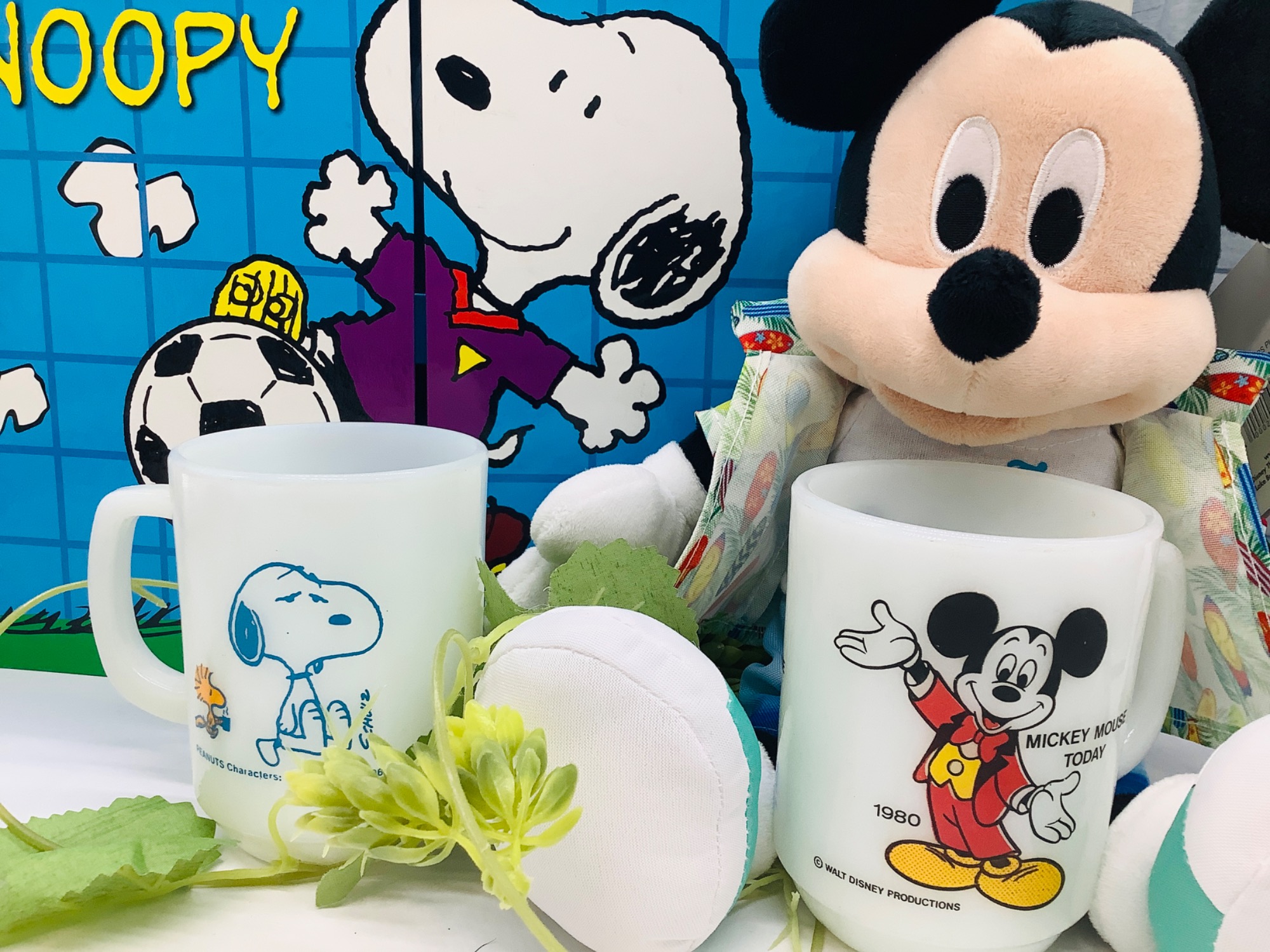 洋食器買取強化中】Fire King(ファイヤーキング)スヌーピーマグが入荷