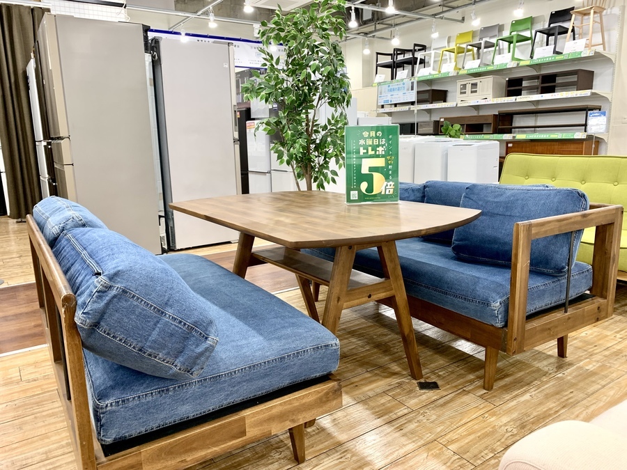 取りに来て頂ける方限定】unico ダイニングセット 3点 UNICO/ウニコ