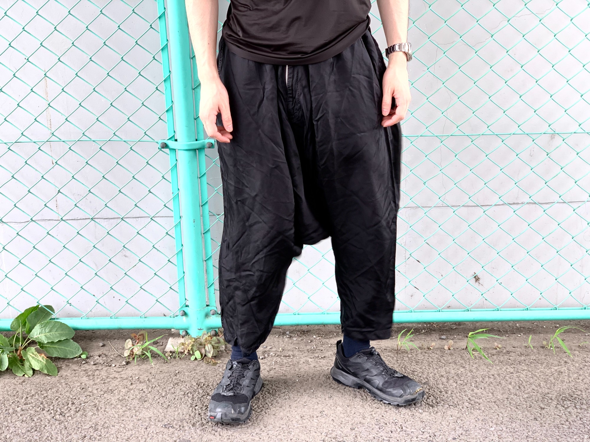 美品】ワイズバングオンサルエルパンツy's bang on9番2M