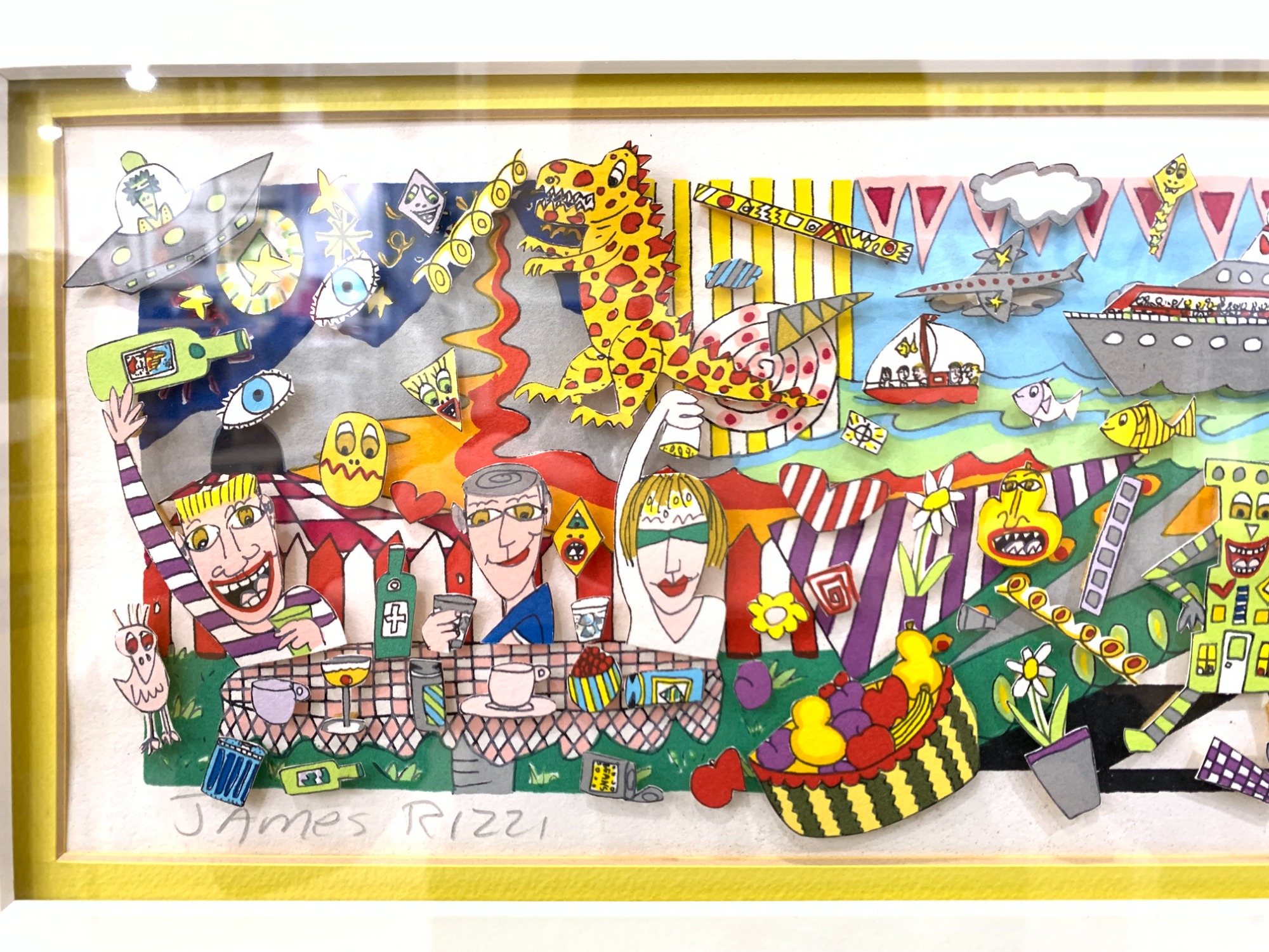 JAMES RIZZI ジェームスリジィ トップ 3Dアート James Rizzi
