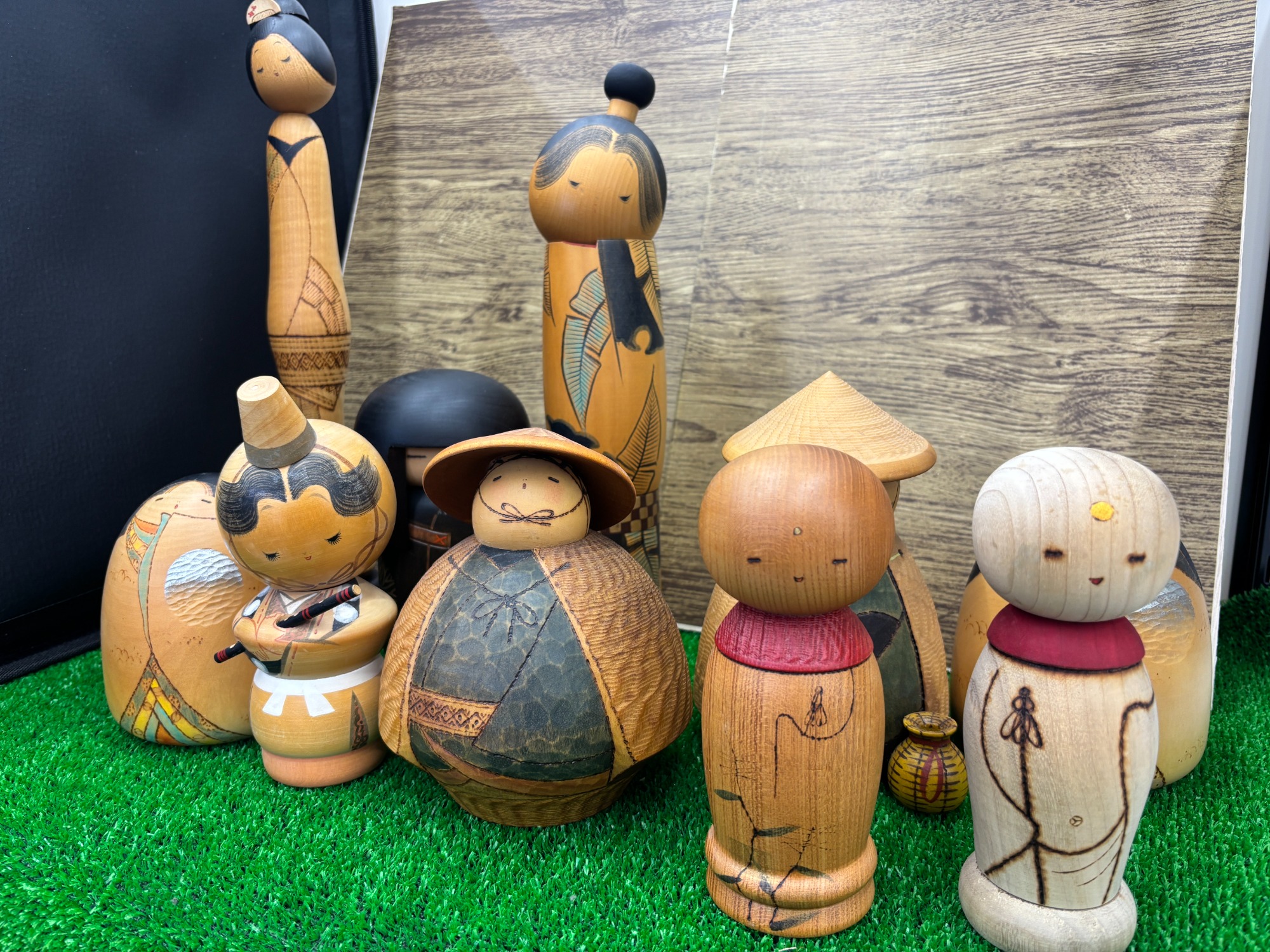 群馬県生まれの創作こけし作家 関口三作さんのこけしが多数買取入荷