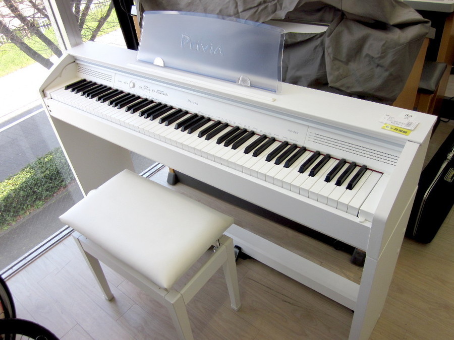 カシオ 電子ピアノ PX-760 ホワイト 取扱説明書付き カシオ 電子ピアノ