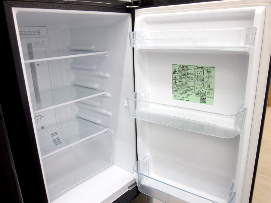 Panasonic(パナソニック)の168L 2ドア冷蔵庫 2017年製「NR-BW179C