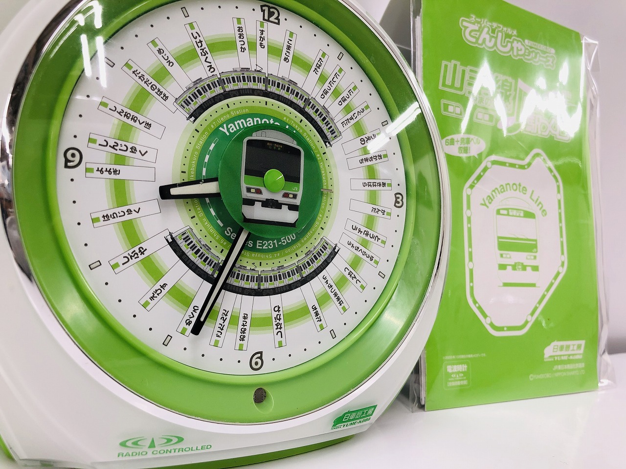 新品未使用】 日車夢工房 名鉄メロック 目覚まし時計 日車夢工房 名鉄