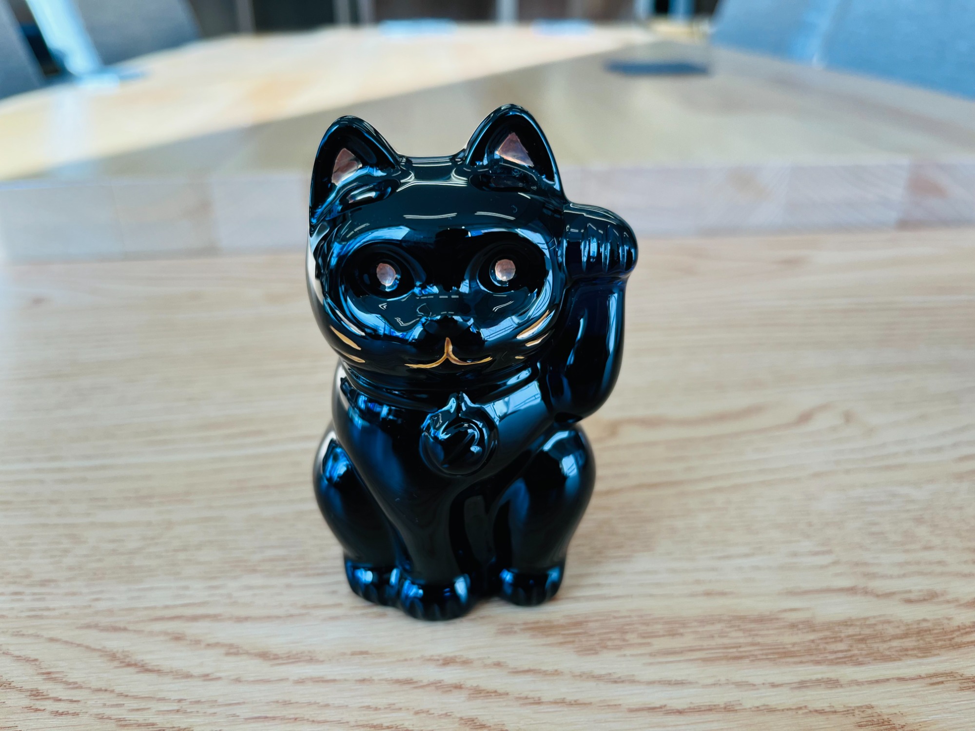 バカラ（Baccarat：招き猫＜ブラック ＞） BACCARAT バカラ 招き猫