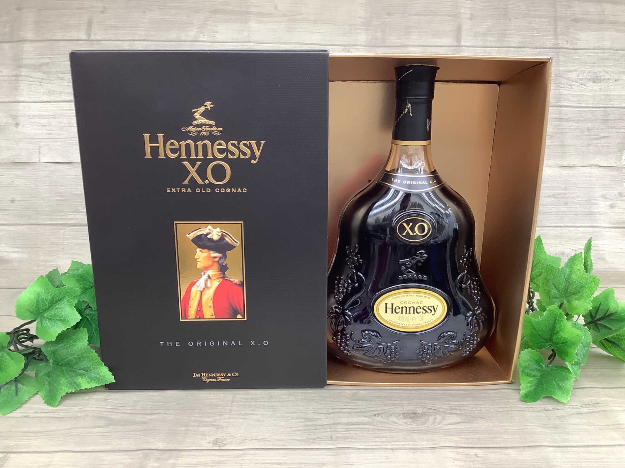 未開栓】ヘネシー XO クリアボトル 金キャップ Hennessy コニャック