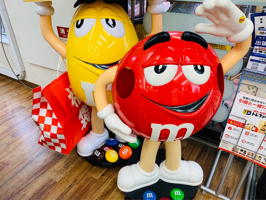 m&m's 店舗ディスプレイ フィギュア エムアンドエムズ インテリア