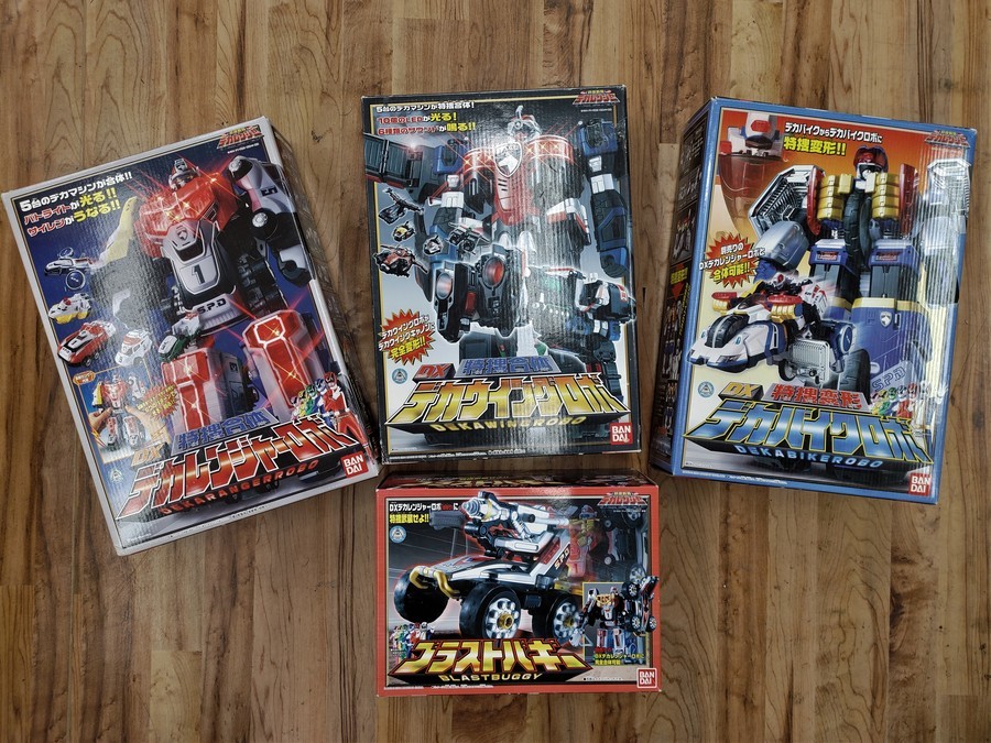 デカレンジャー アクションフィギュア 全5種 コンプリートセット