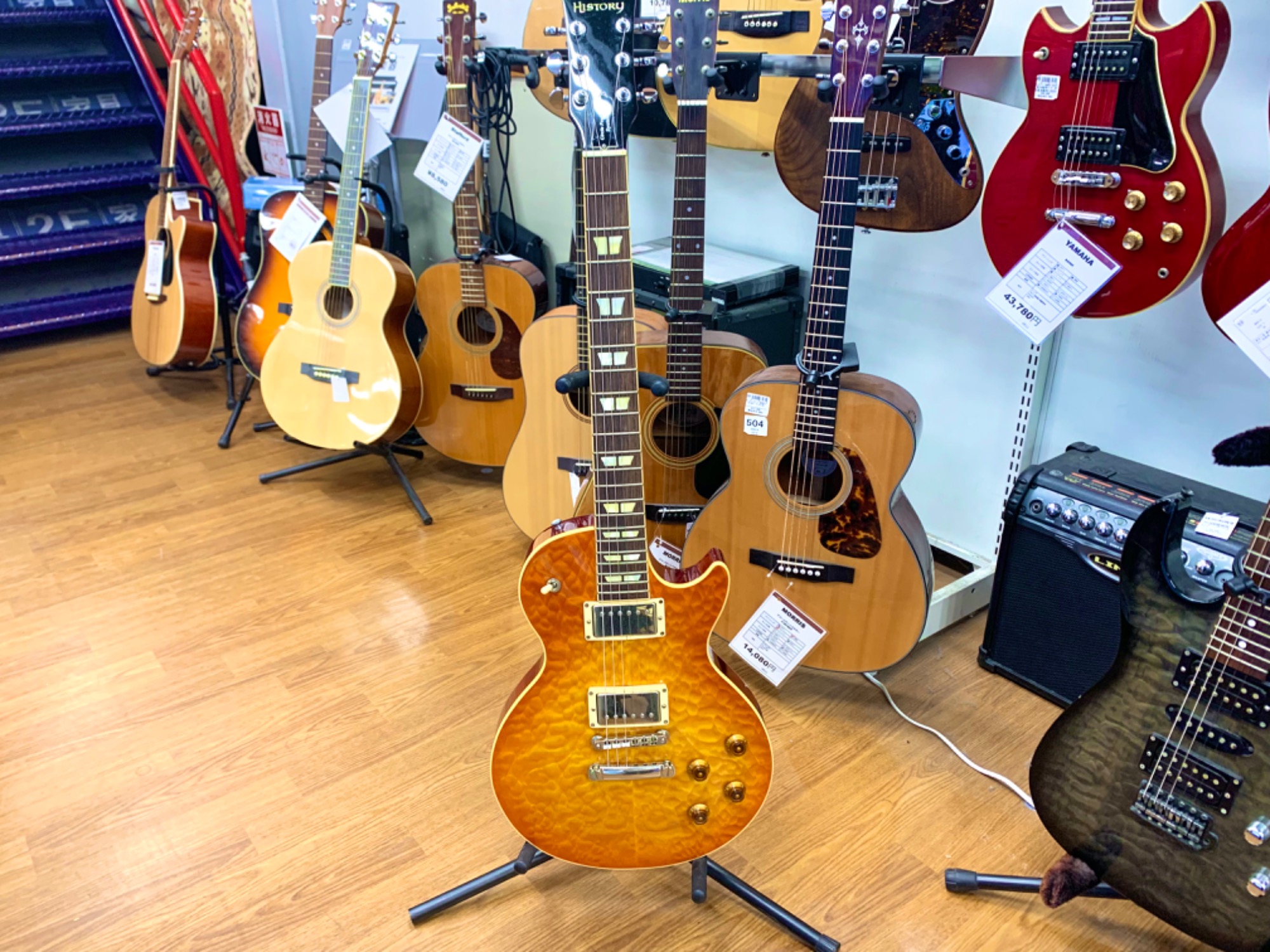 HISTORY/ヒストリー】エレキギター ZLS100-CFS レスポール 買取入荷